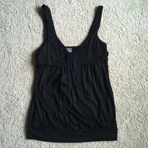 Black tank top